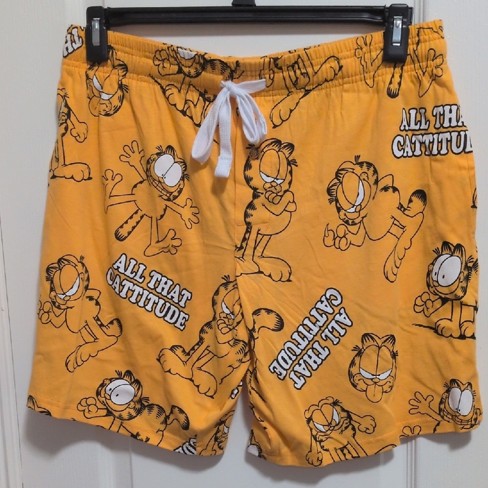 Garfield All That Cattitude Boxers Or Sleep Shorts - Picture 1 of 3